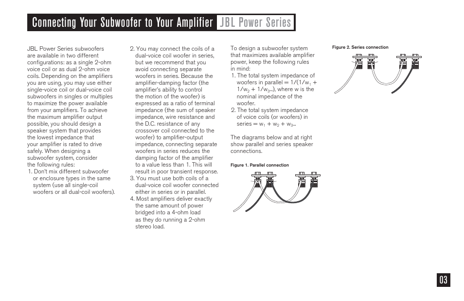 JBL P1220DII User Manual | Page 3 / 4