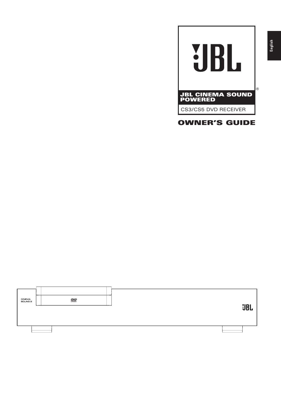 JBL CS3 User Manual | 36 pages