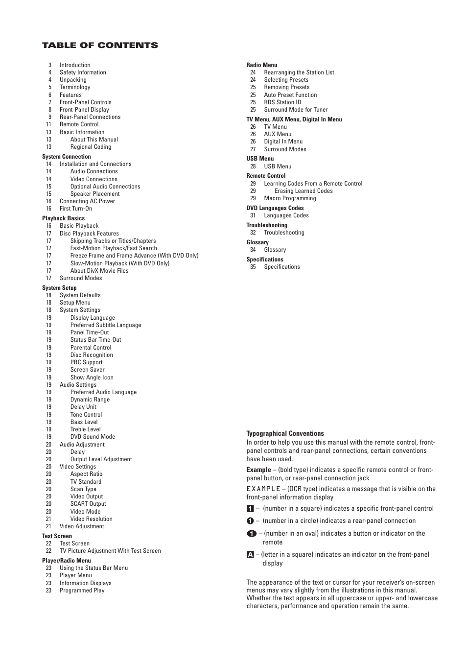 JBL CS3 User Manual | Page 2 / 36