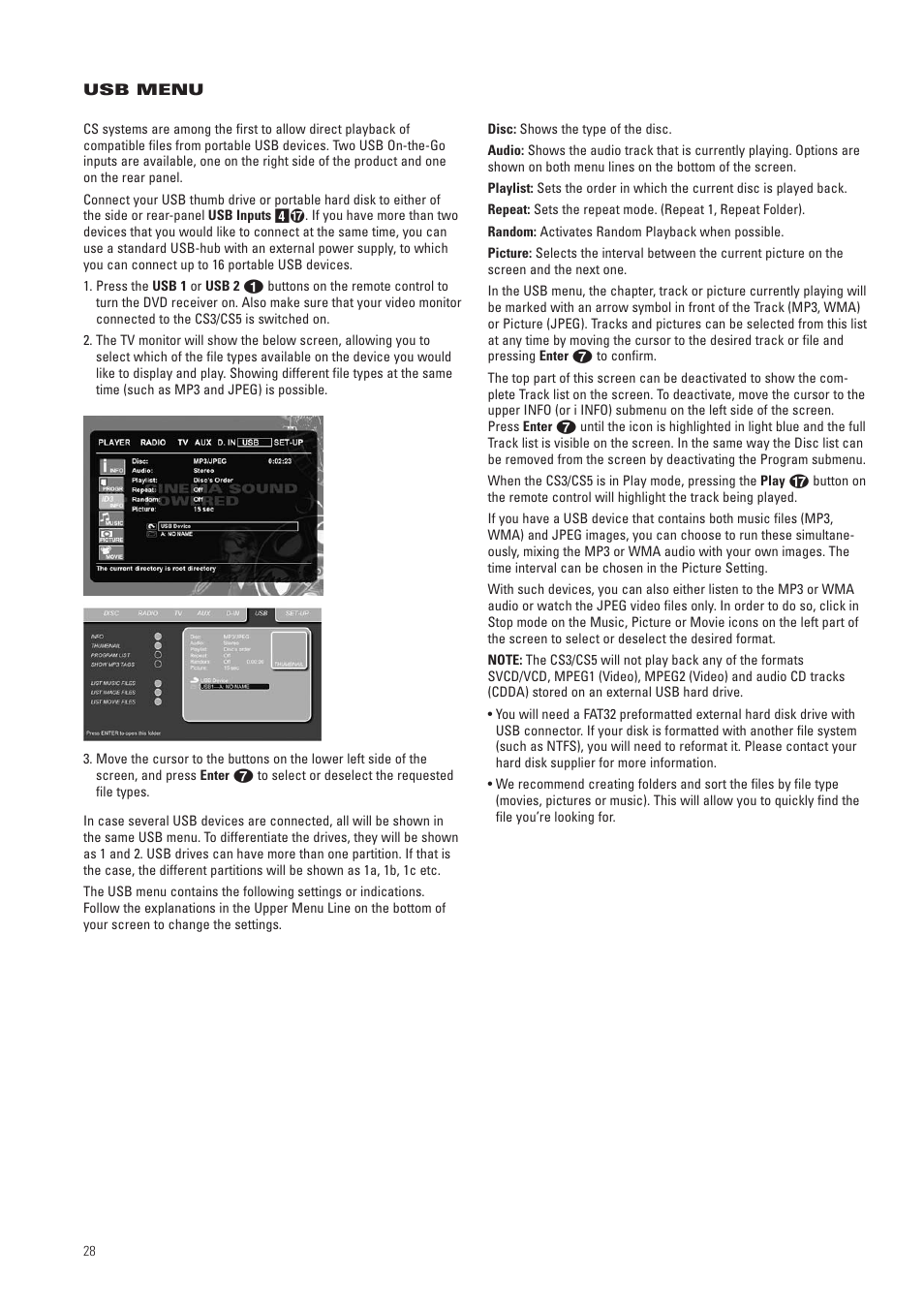 JBL CS3 User Manual | Page 28 / 36