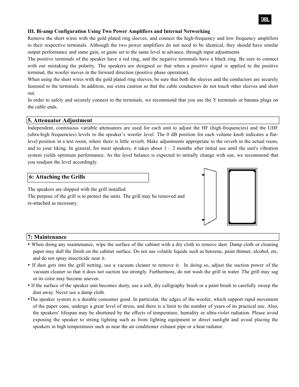 JBL 4338 User Manual | Page 3 / 4