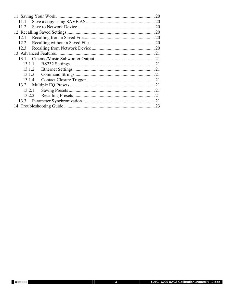 JBL SDEC-4000 User Manual | Page 3 / 24