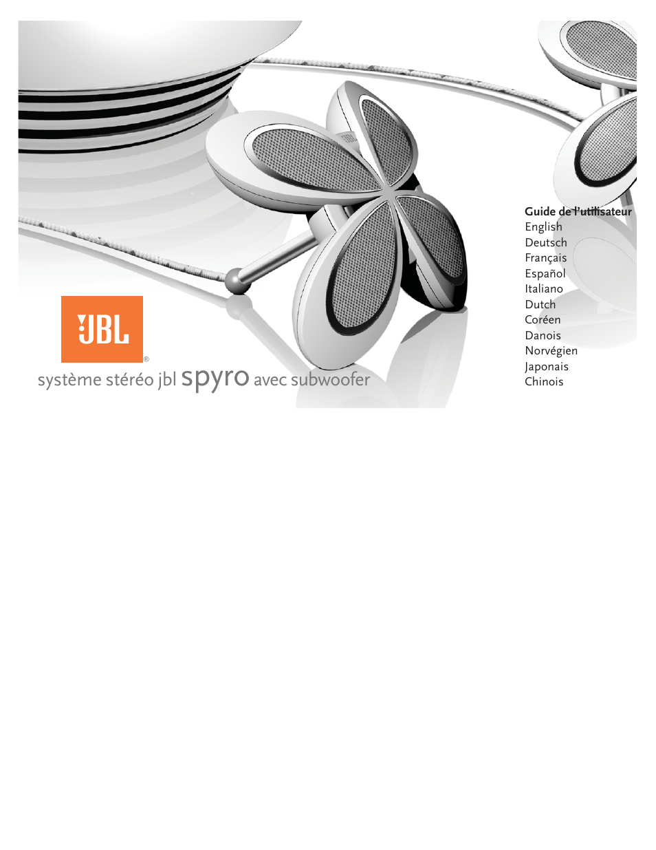 Pyro | JBL spyro User Manual | Page 14 / 68