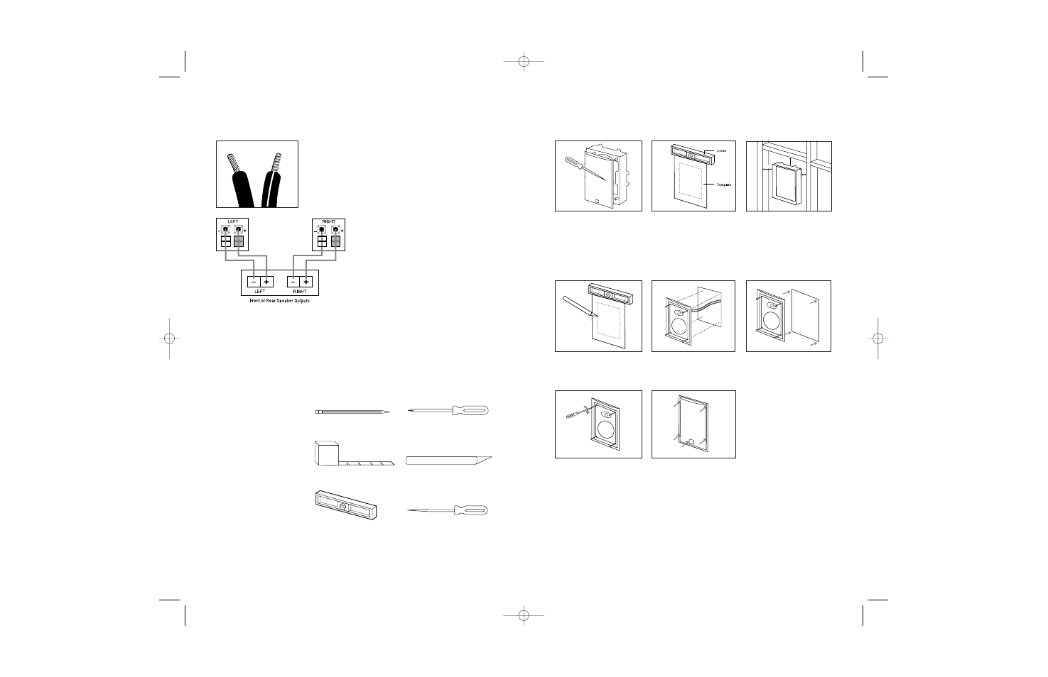 Installation existing construction, Speaker connections | JBL 6C User Manual | Page 3 / 4