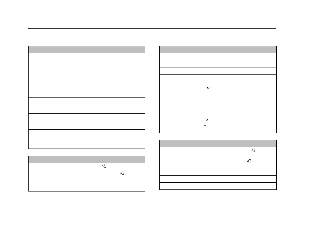 Appendix, Specifications | JBL SYNTHESIS SDP-40 User Manual | Page 147 / 171