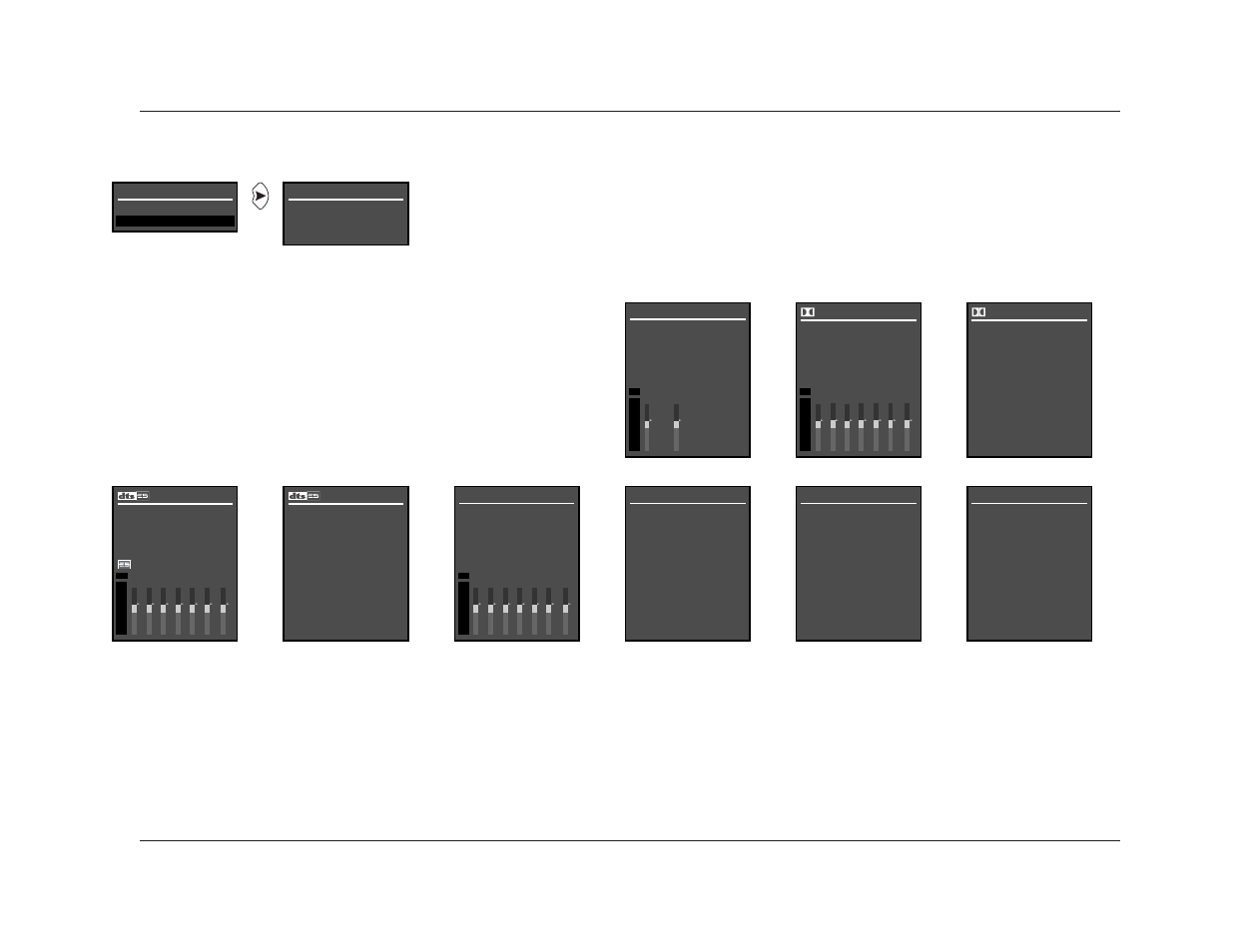 Menu trees | JBL SYNTHESIS SDP-40 User Manual | Page 160 / 171