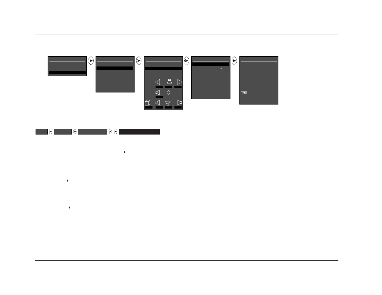 Setup, Synthesis 7ch speaker setups, Setting crossover points | Jbl 3-24 | JBL SYNTHESIS SDP-40 User Manual | Page 64 / 171