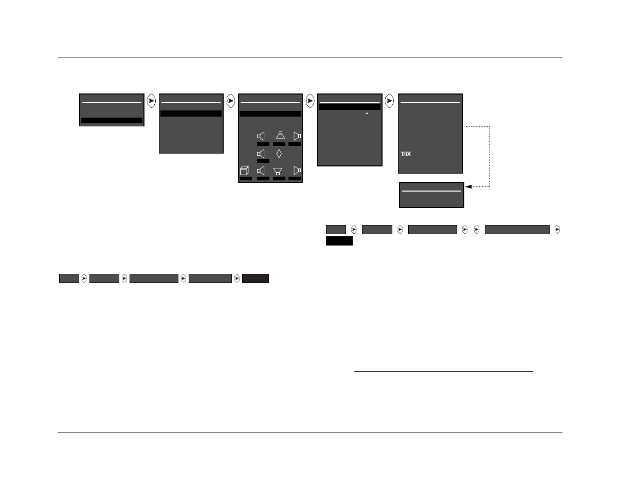 Setup, Rear l/r, Setting crossover points | Jbl 3-28 | JBL SYNTHESIS SDP-40 User Manual | Page 68 / 171