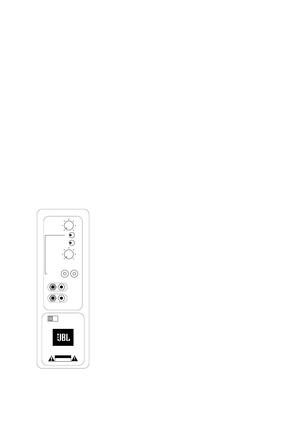 Operation, Crossover adjustments, Level control power | Northridge e series | JBL E250P User Manual | Page 6 / 8