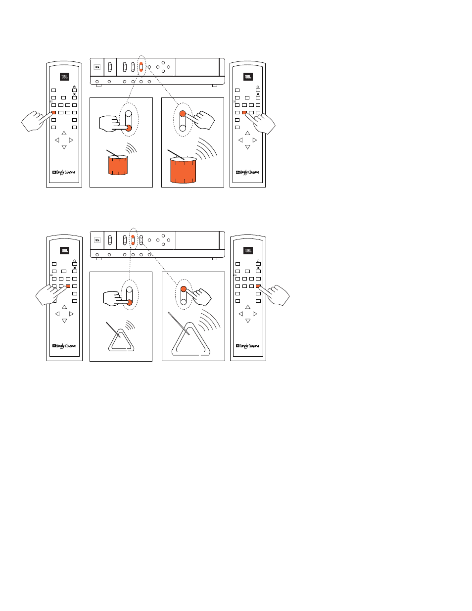 Bass & treble | JBL SIMPLY CINEMA ESC200 User Manual | Page 10 / 12