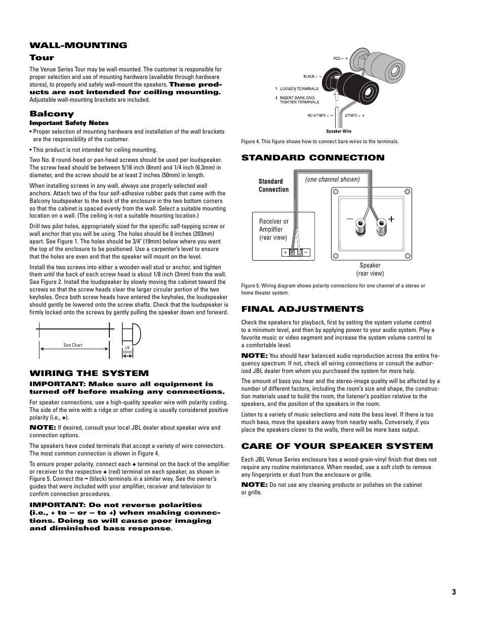 JBL Venue Series User Manual | Page 3 / 4