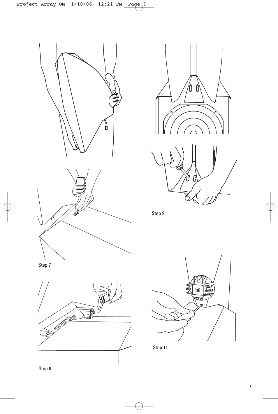 JBL 1000 ARRAY User Manual | Page 7 / 12