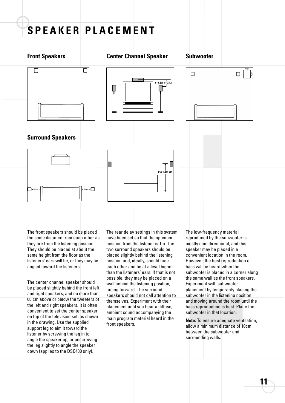 JBL DSC 800 User Manual | Page 13 / 50