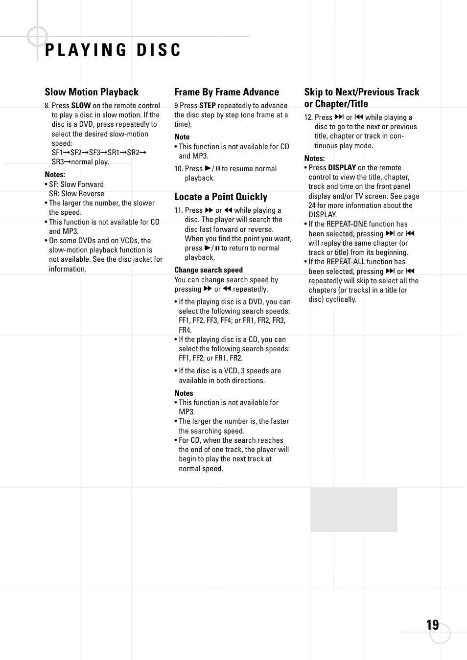 JBL DSC 800 User Manual | Page 21 / 50