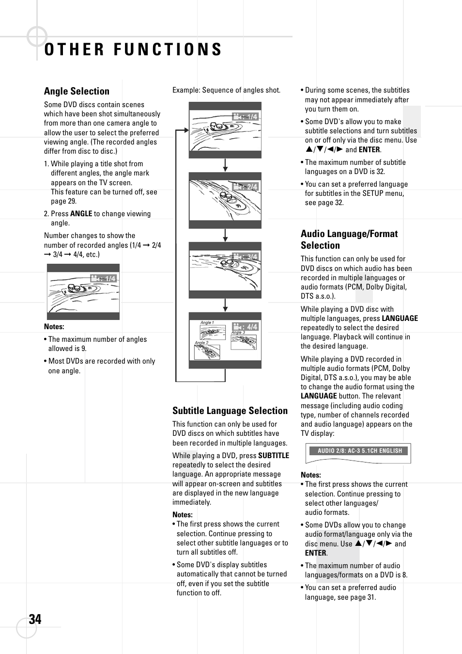 JBL DSC 800 User Manual | Page 36 / 50