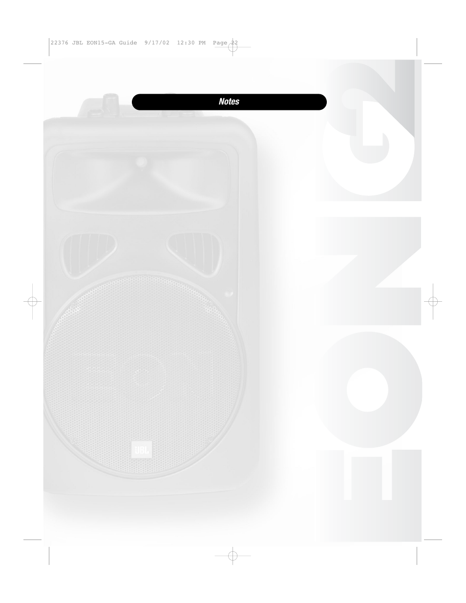 JBL EON15 User Manual | Page 21 / 23