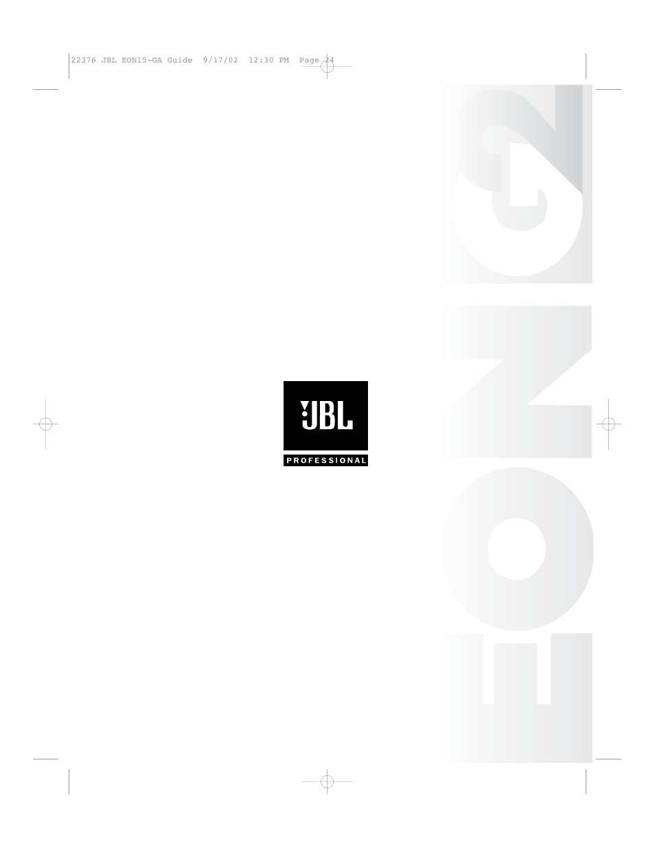 JBL EON15 User Manual | Page 23 / 23