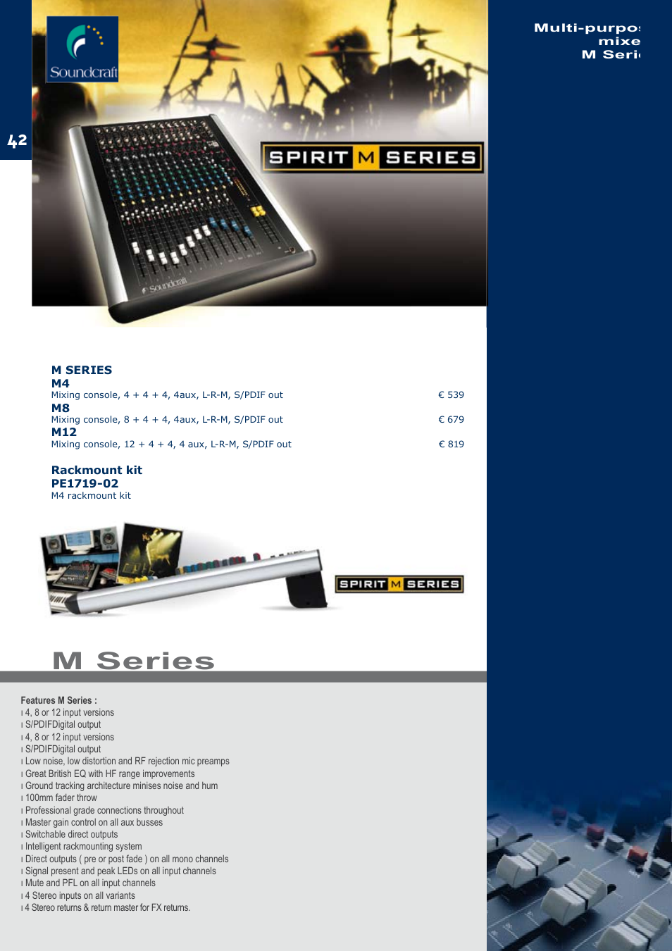 M series | JBL C414B-XLII+H85 User Manual | Page 42 / 52