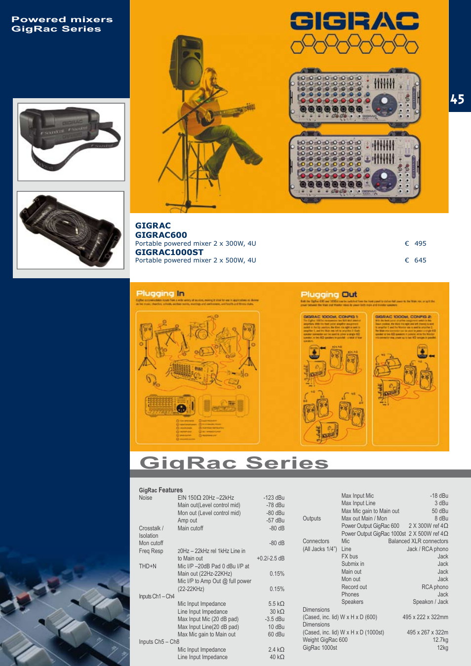 Gigrac series | JBL C414B-XLII+H85 User Manual | Page 45 / 52