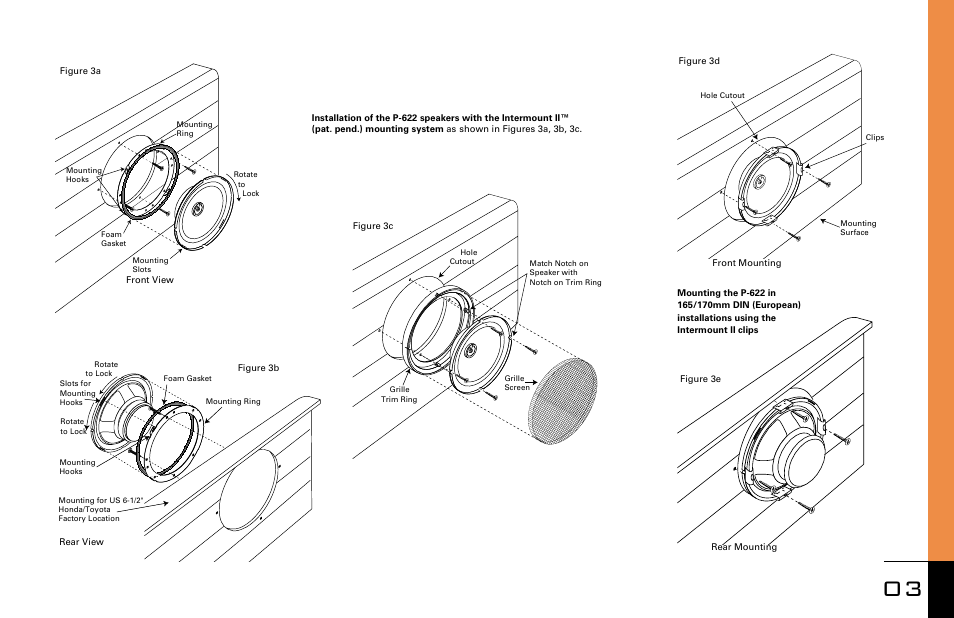 JBL P-622 User Manual | Page 3 / 6