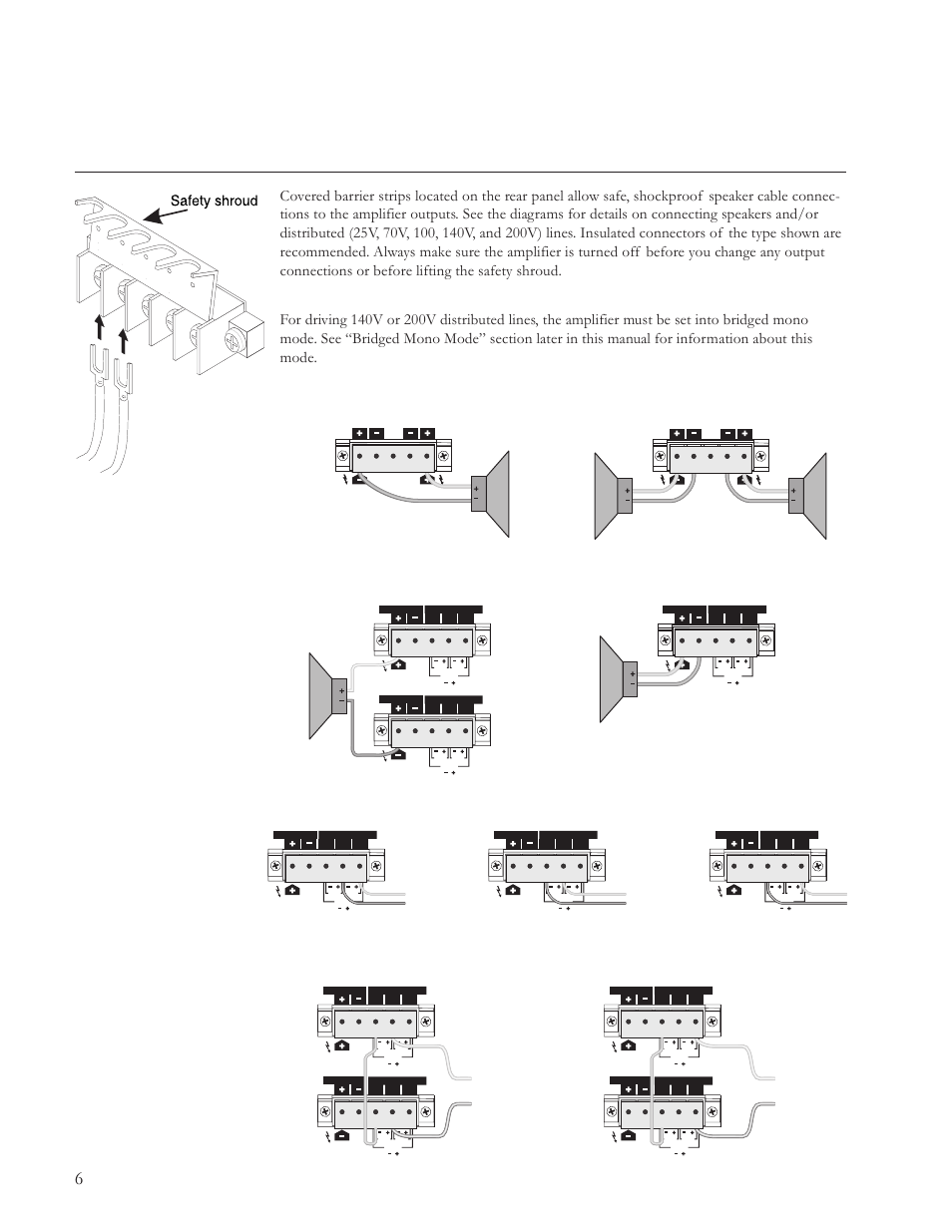 Outputs, Ch1 ch2, Ch2 ch1 ch2 ch1 | 8 4 2 ω ω ω | JBL MPC User Manual | Page 7 / 22