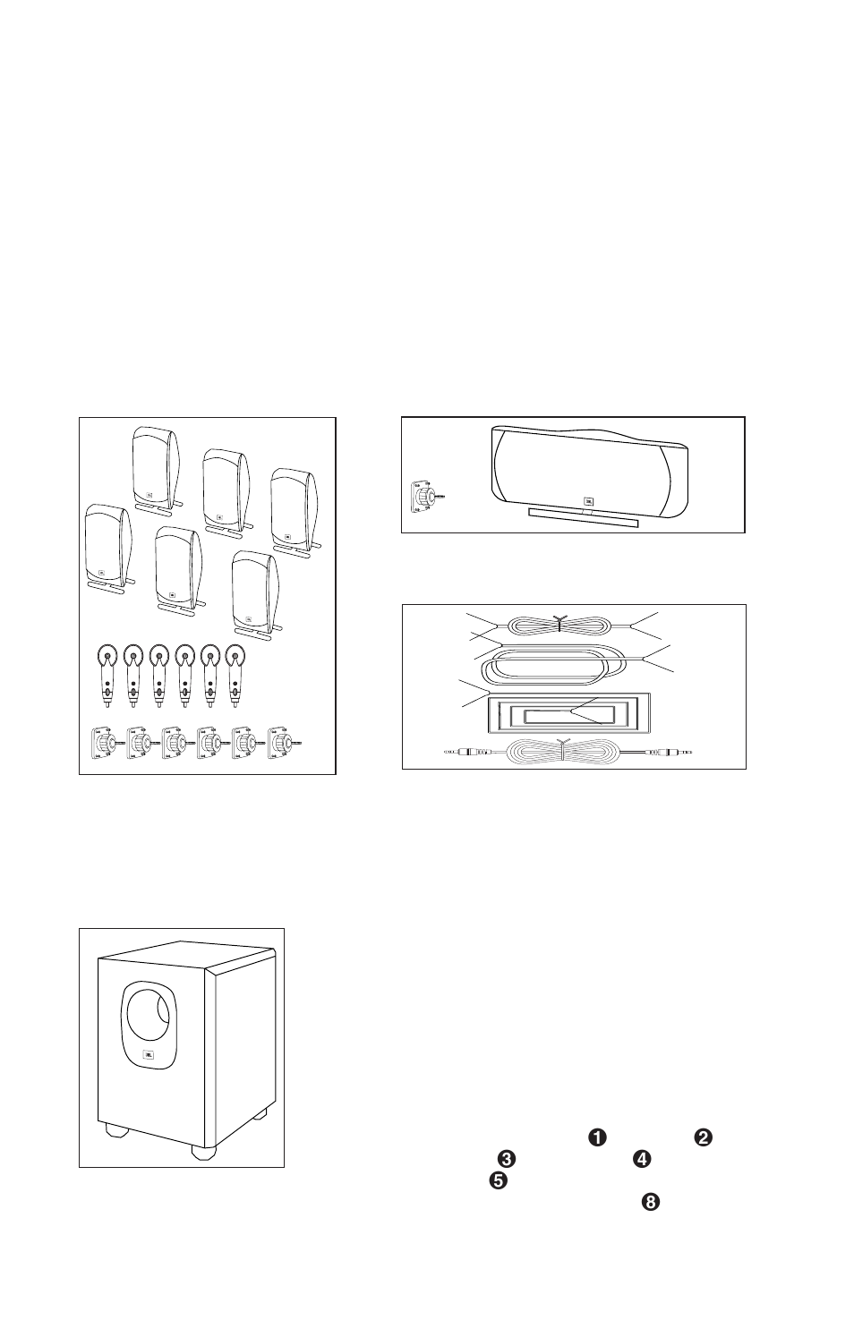 JBL SURROUND CINEMA SCS200.7 User Manual | Page 3 / 12