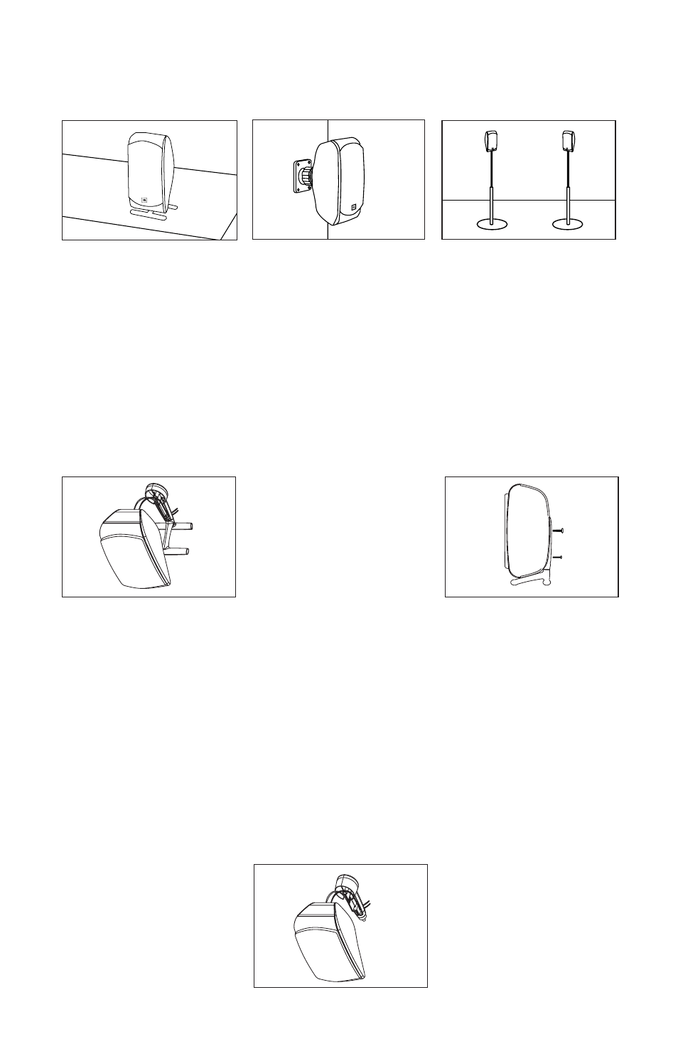 Mounting options | JBL SURROUND CINEMA SCS200.7 User Manual | Page 5 / 12