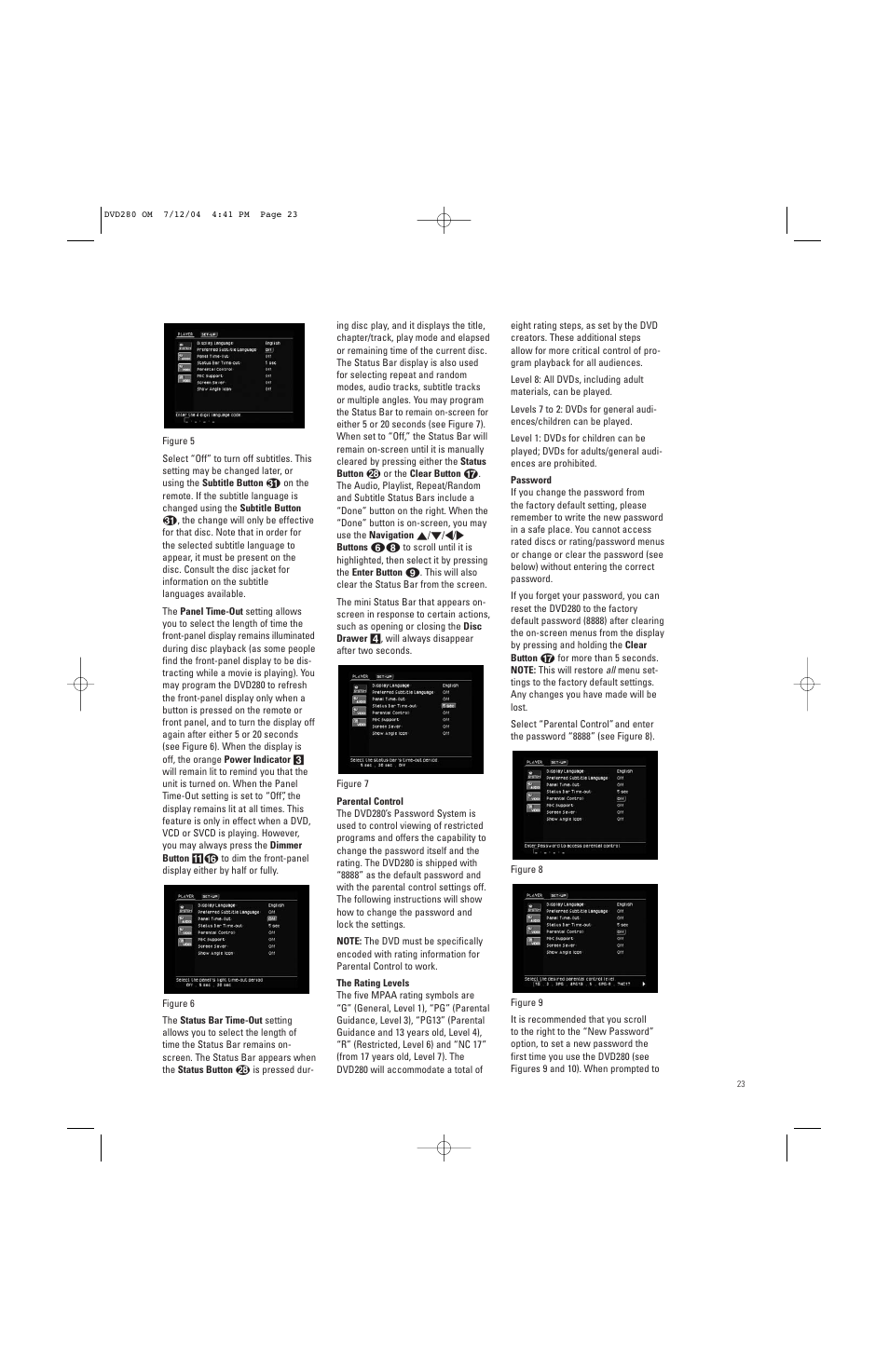 JBL DVD280 User Manual | Page 23 / 48