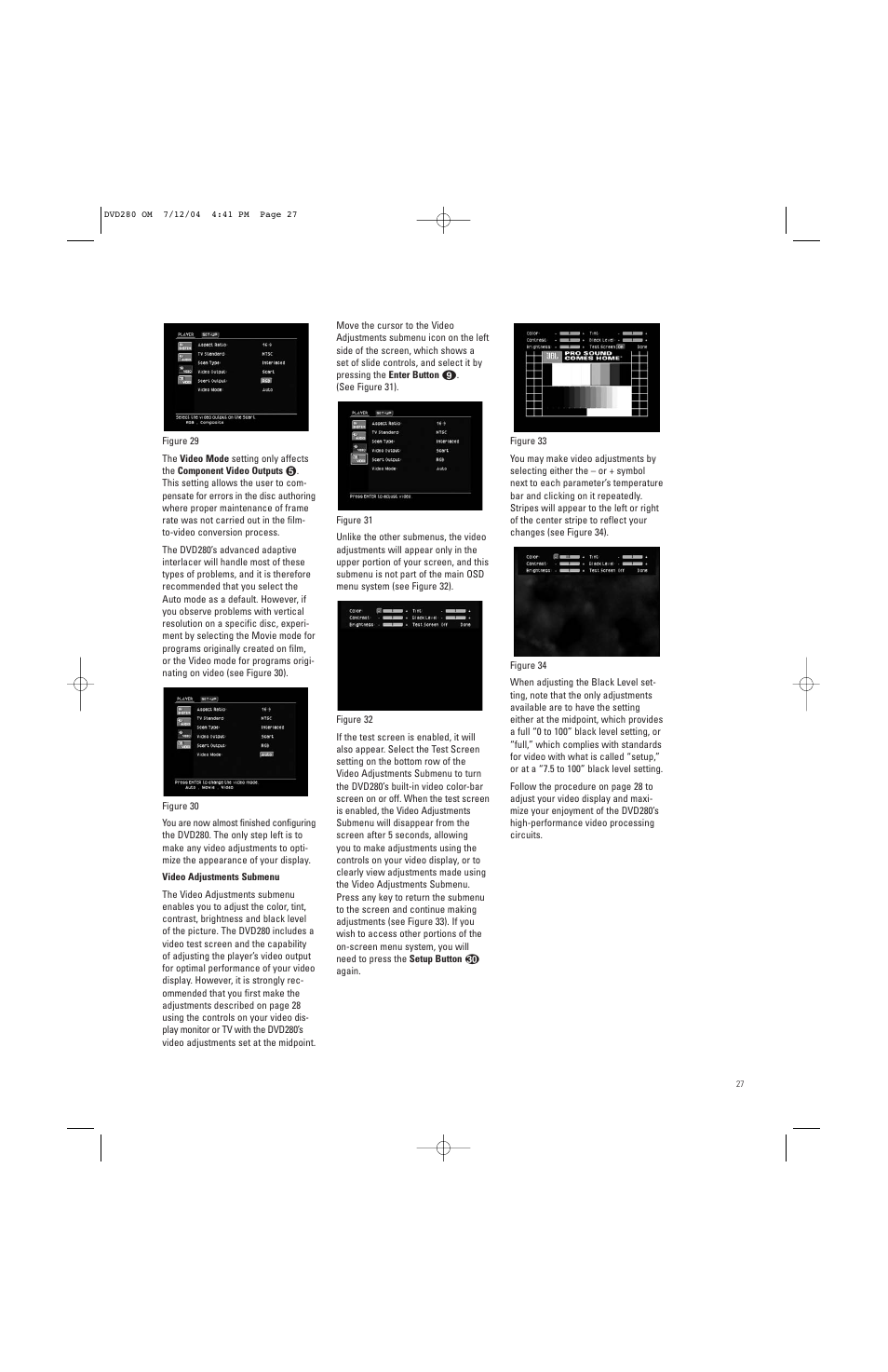 JBL DVD280 User Manual | Page 27 / 48