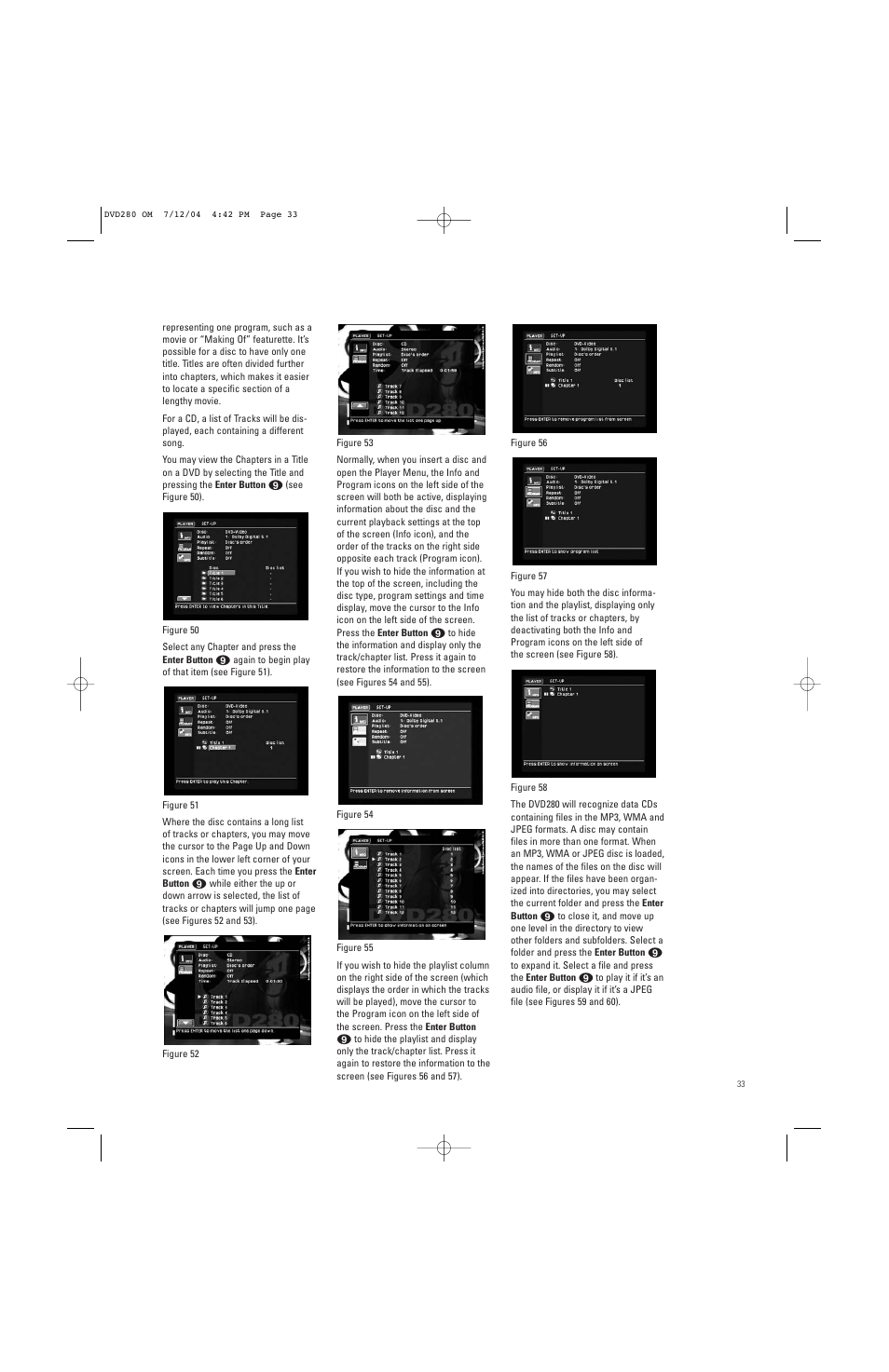 JBL DVD280 User Manual | Page 33 / 48