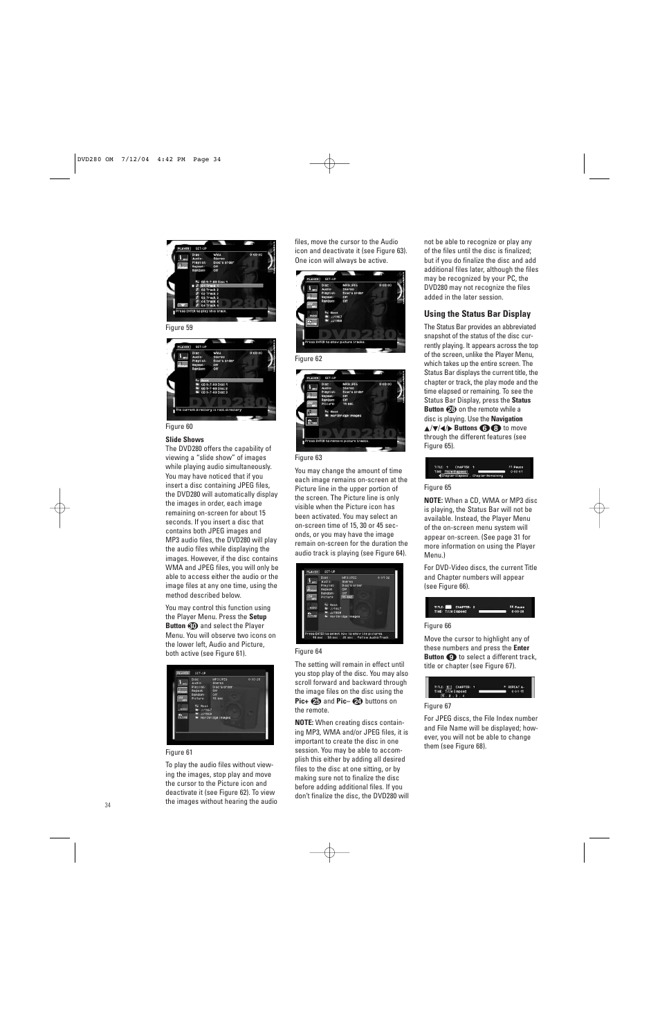 JBL DVD280 User Manual | Page 34 / 48