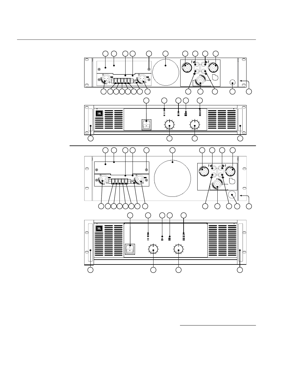 Unit description, Mpa600, Mpa1100 | JBL MPA275 User Manual | Page 5 / 23