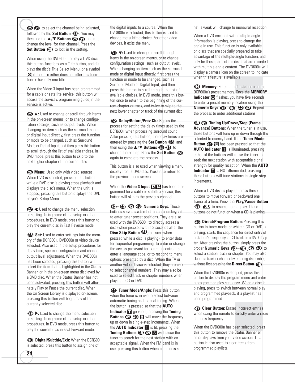 JBL DVD600II User Manual | Page 24 / 72