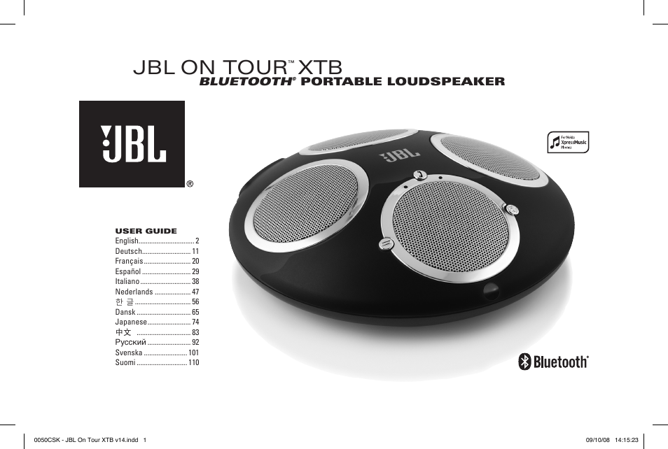 JBL 950-0224-001 User Manual | 11 pages