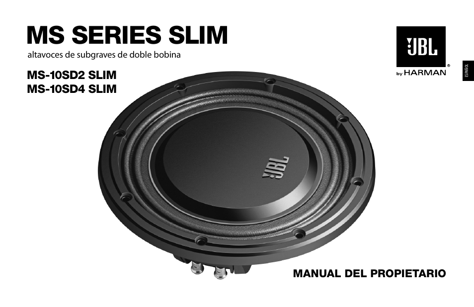 Ms series slim | JBL MS-10SD4 SLIM User Manual | Page 19 / 90