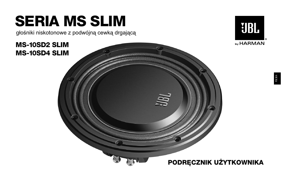 Seria ms slim | JBL MS-10SD4 SLIM User Manual | Page 37 / 90