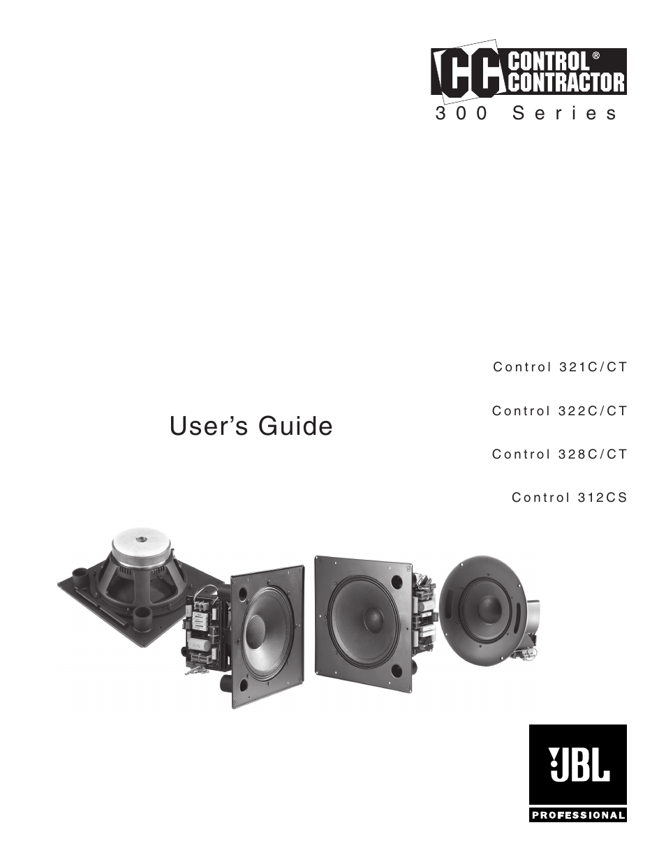 JBL Control 322CT User Manual | 12 pages