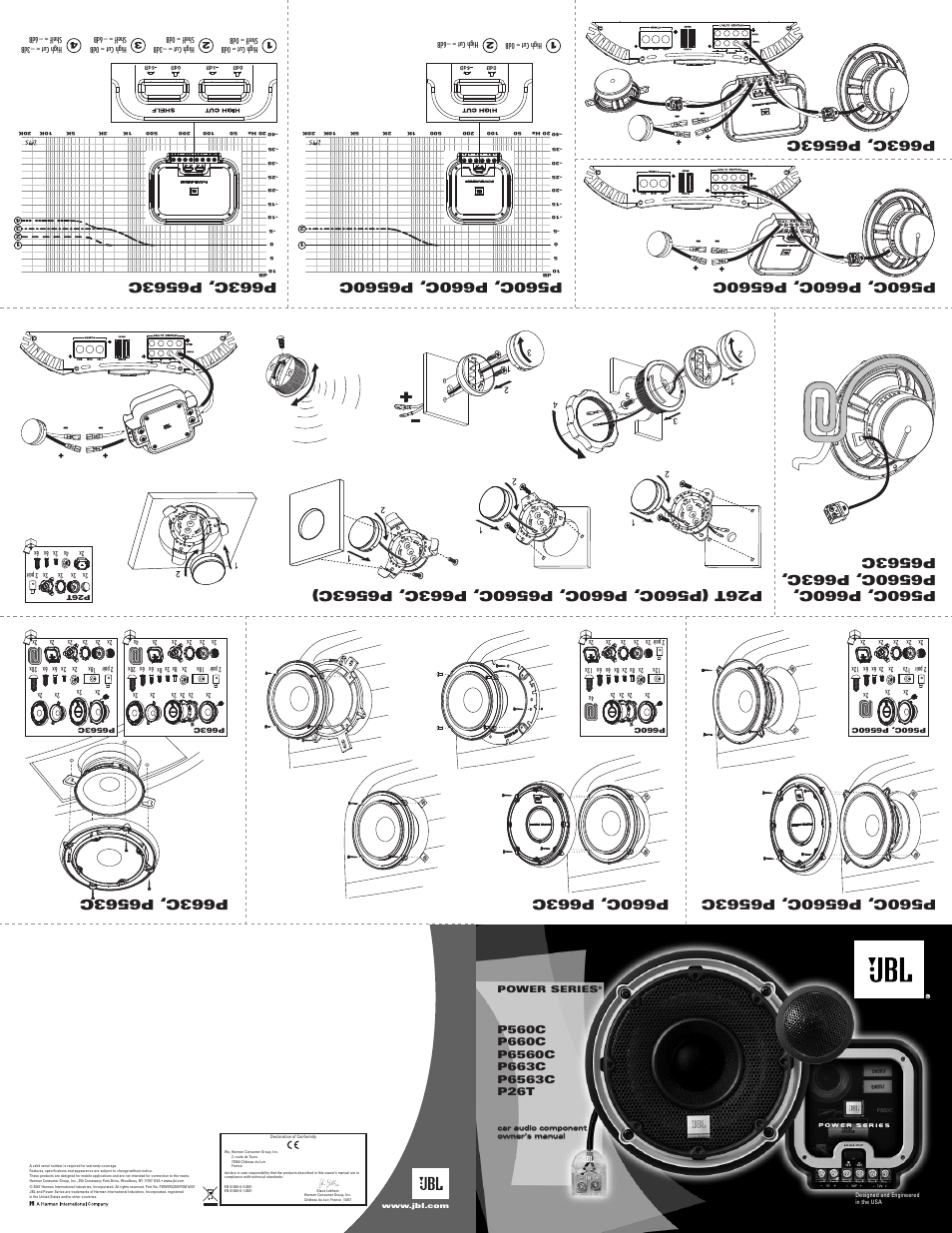 JBL P26T User Manual | 12 pages