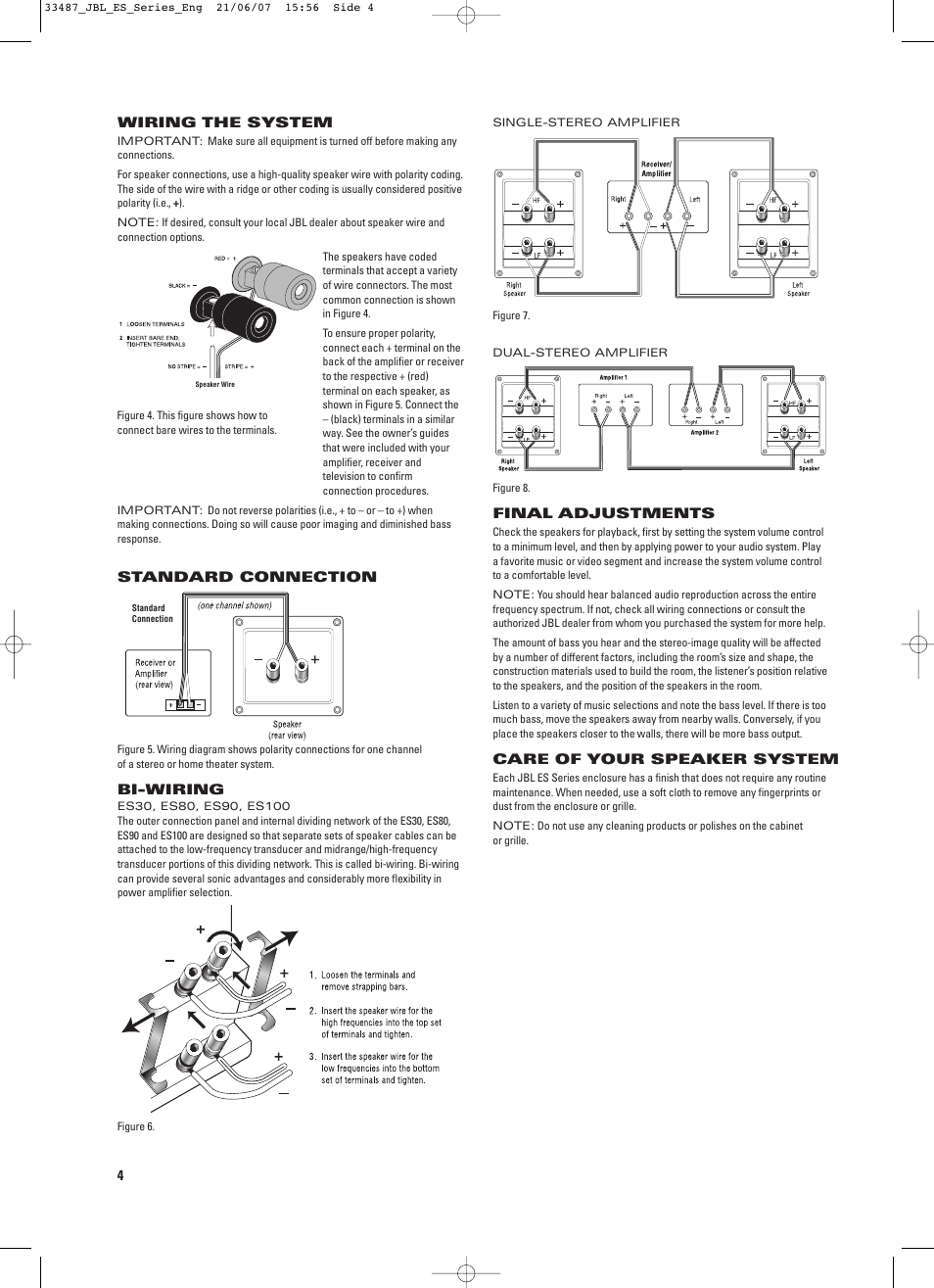 JBL ES20 User Manual | Page 4 / 6