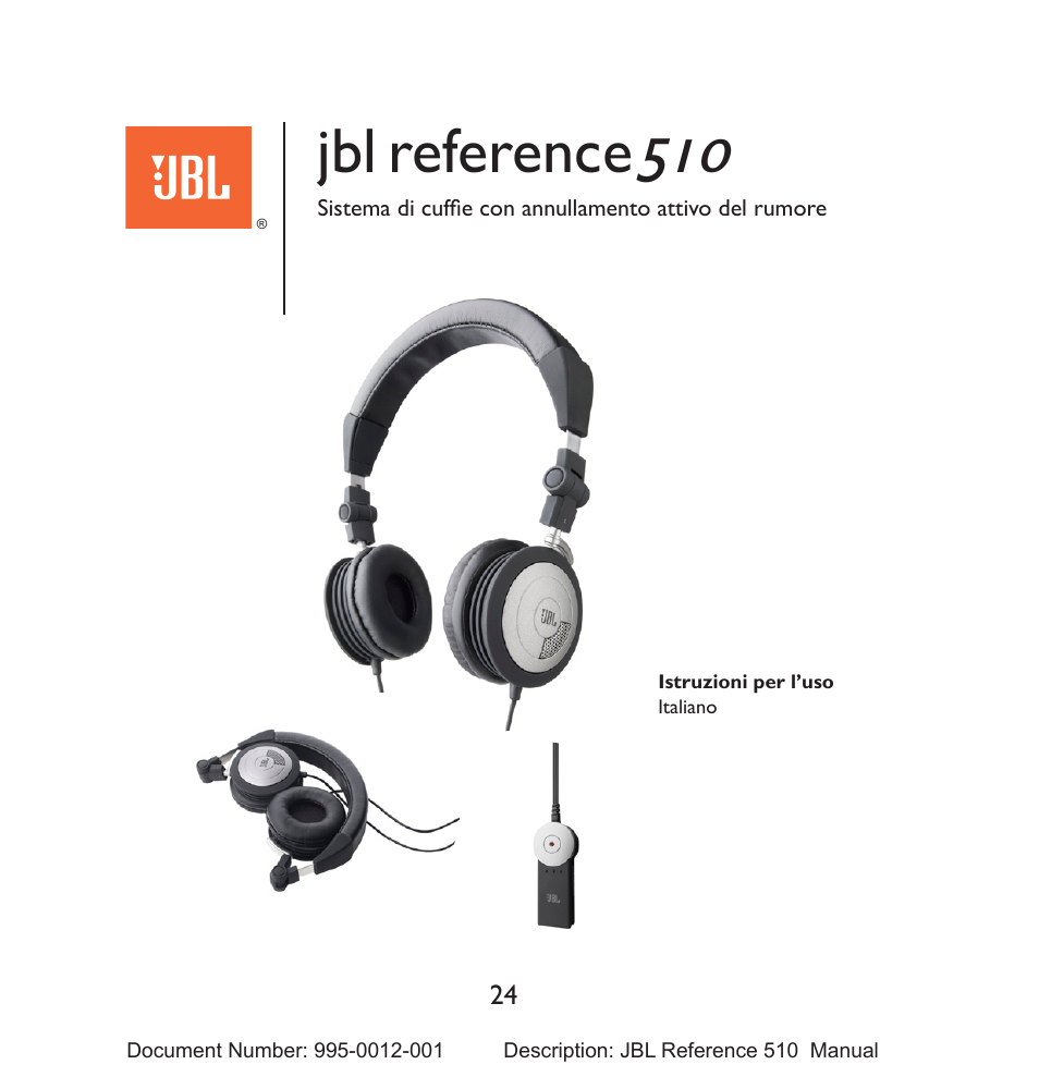 Reference | JBL 510 User Manual | Page 25 / 67