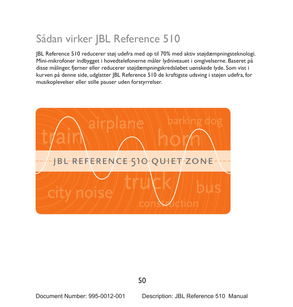 Sådan virker jbl reference 510 | JBL 510 User Manual | Page 51 / 67