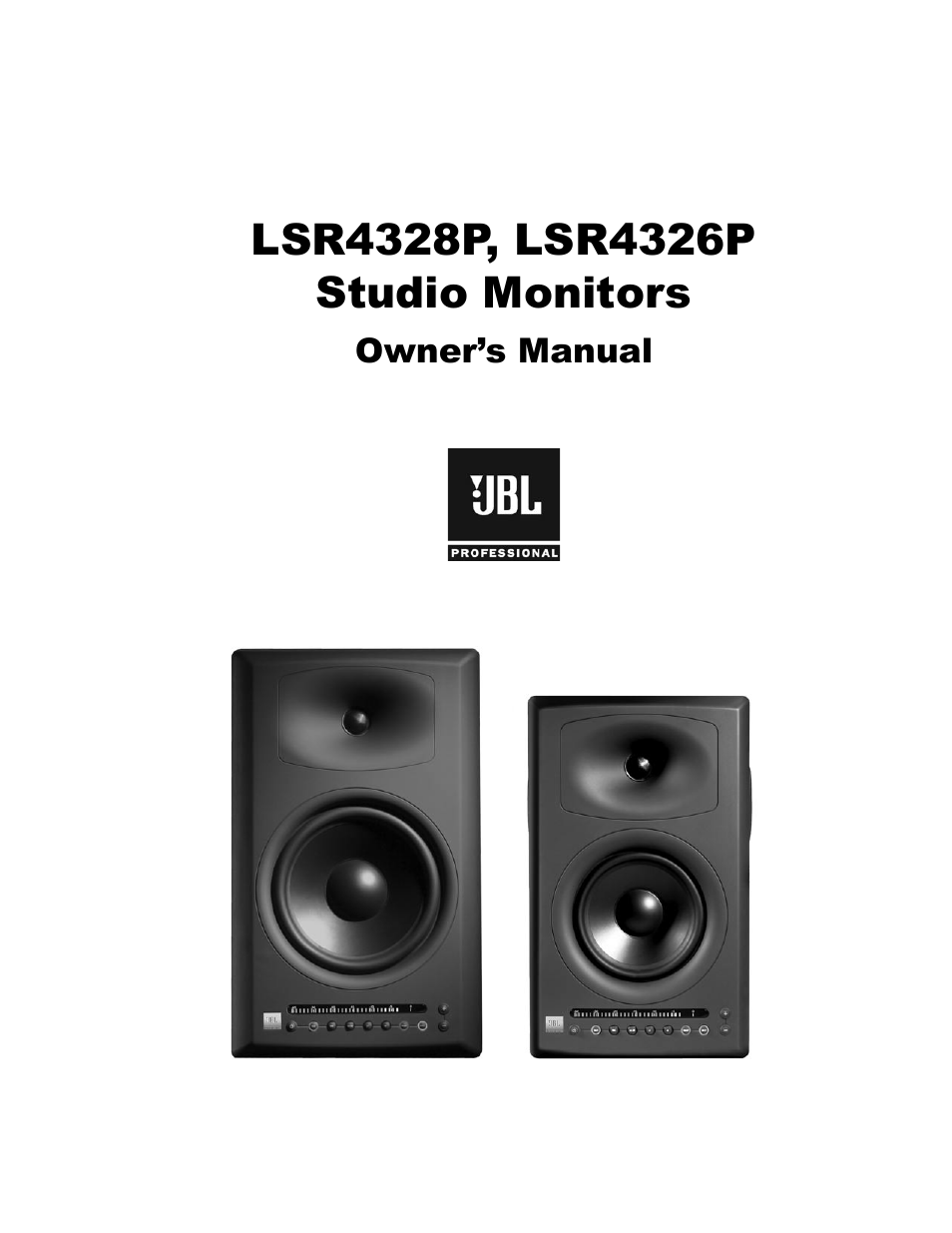 JBL LSR4326P User Manual | 51 pages