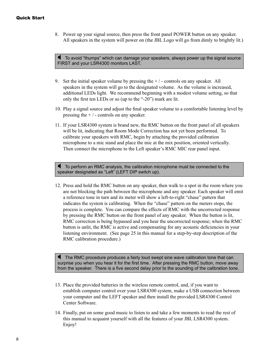 JBL LSR4326P User Manual | Page 12 / 51