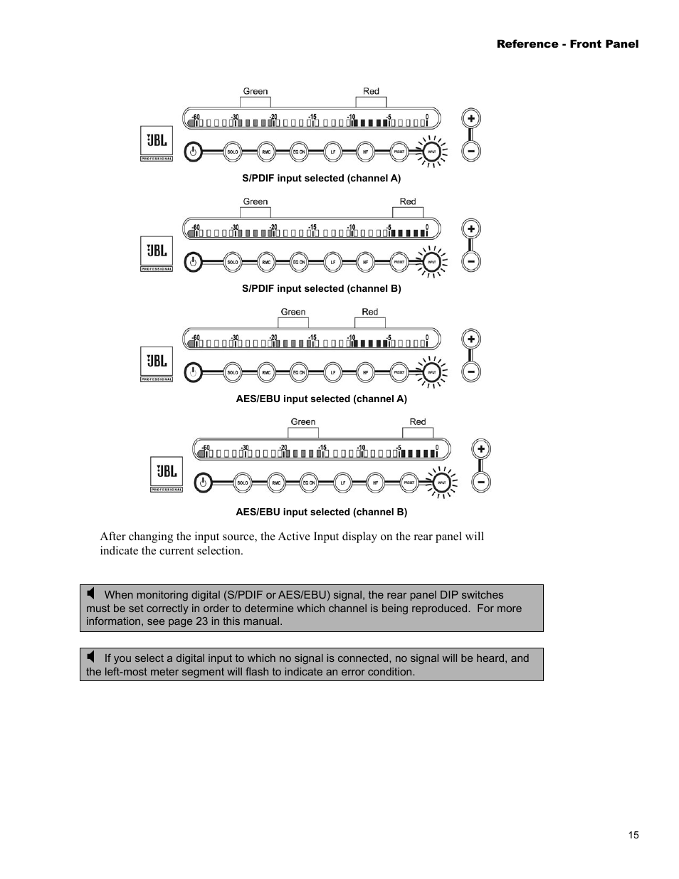 JBL LSR4326P User Manual | Page 19 / 51