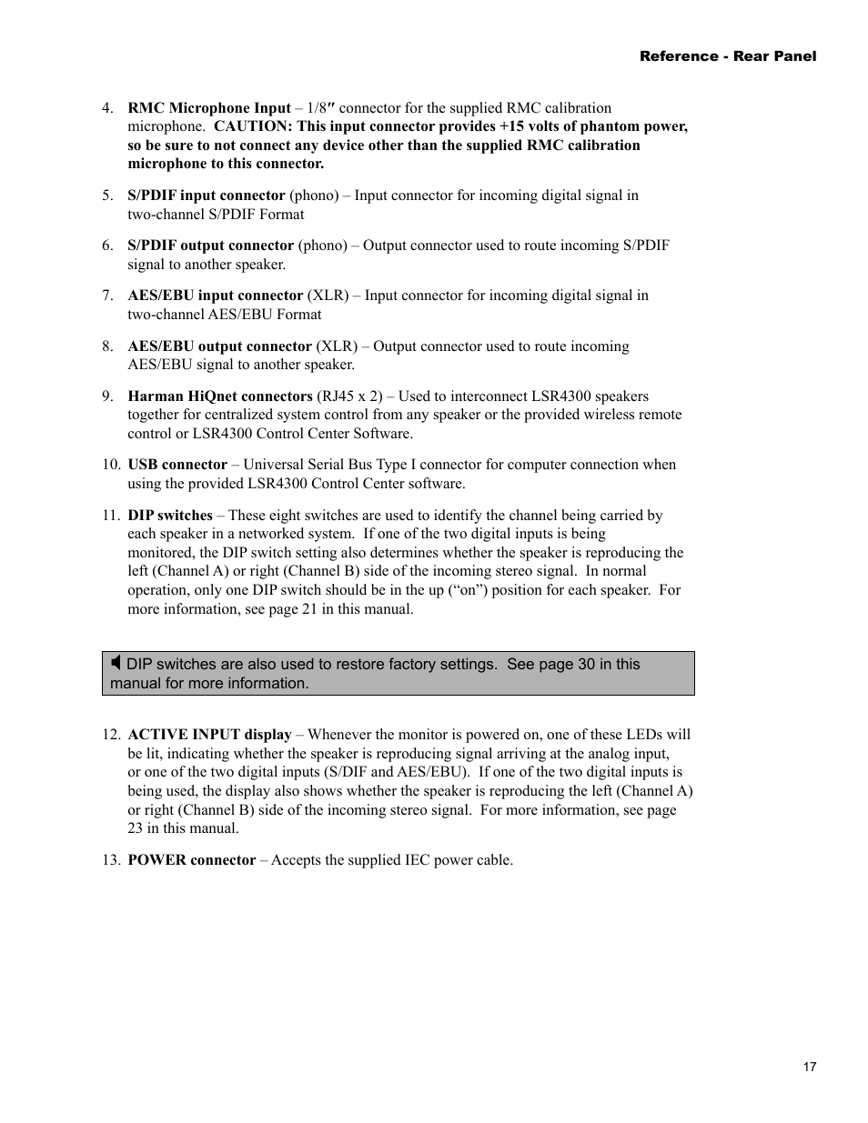 JBL LSR4326P User Manual | Page 21 / 51