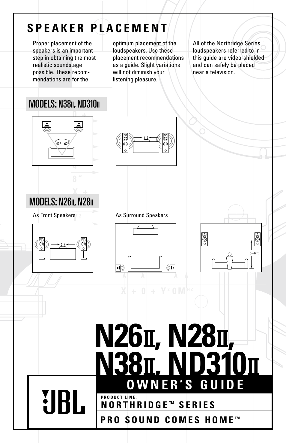 JBL N26II User Manual | 4 pages