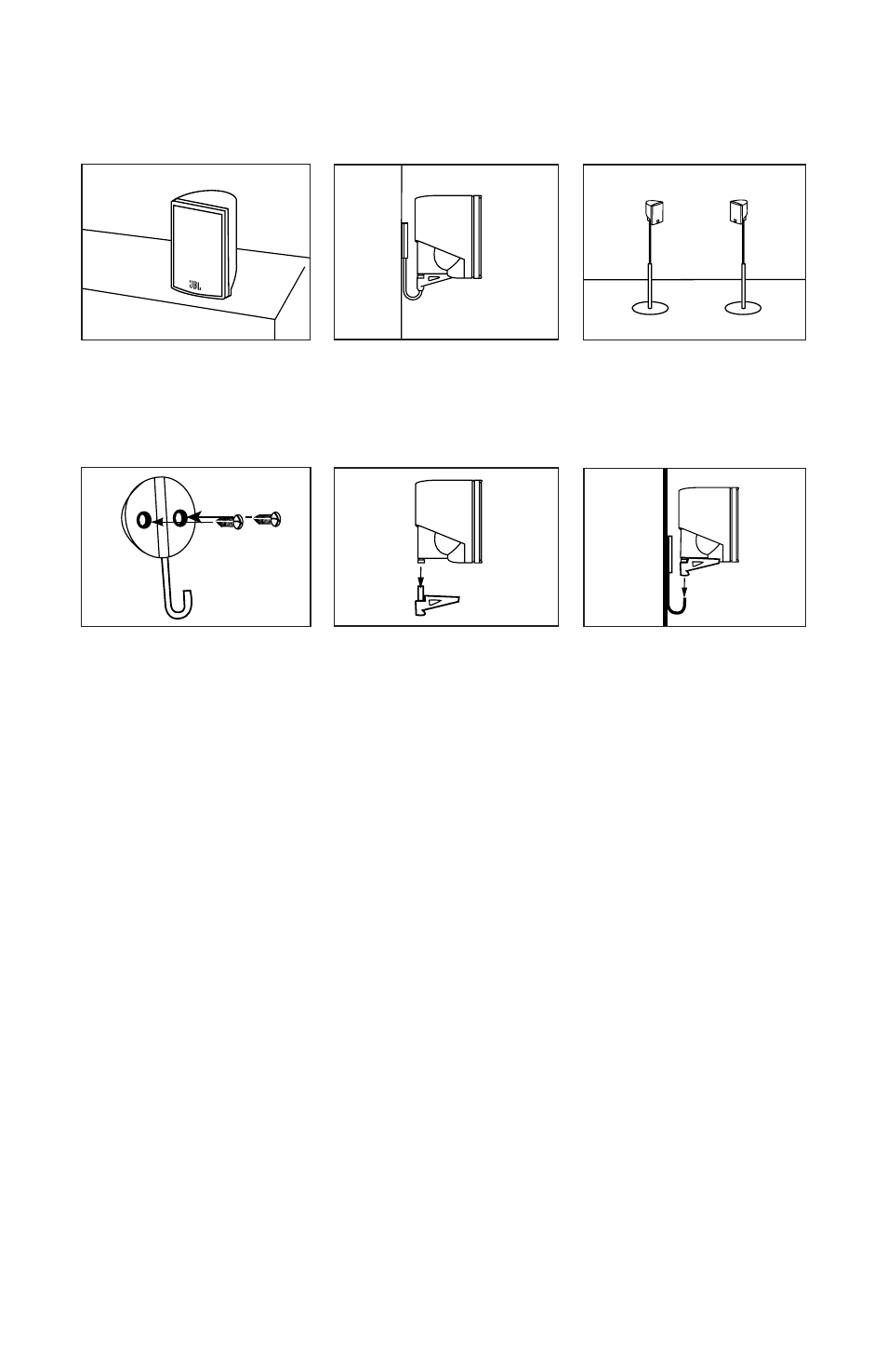 Mounting options | JBL SCS136 User Manual | Page 5 / 12