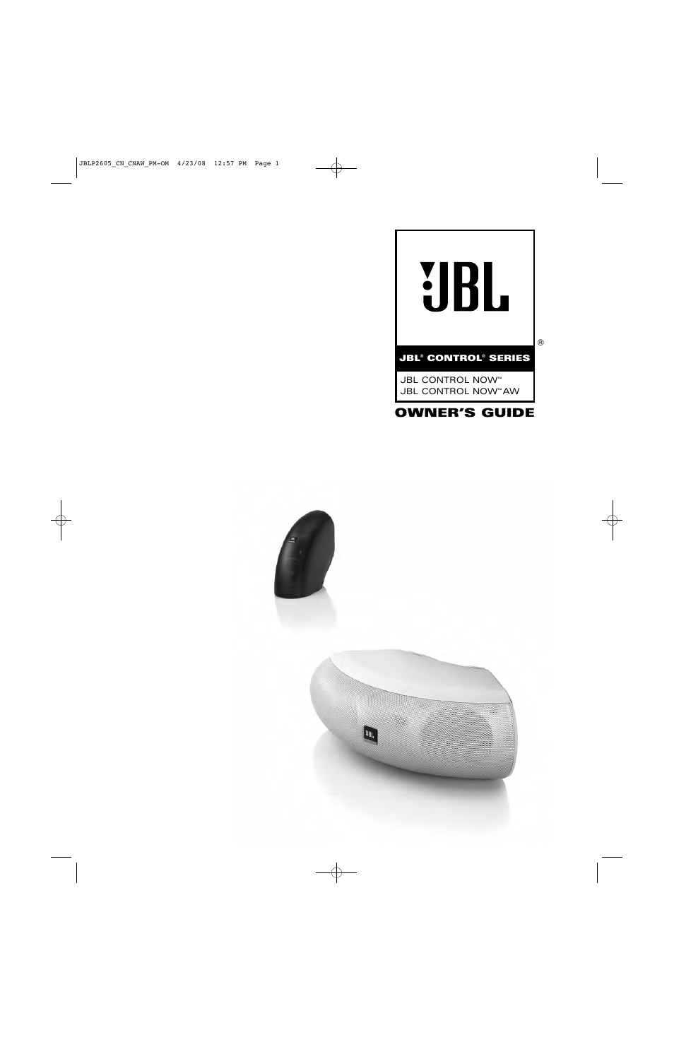 JBL CONTROL NOW User Manual | 29 pages