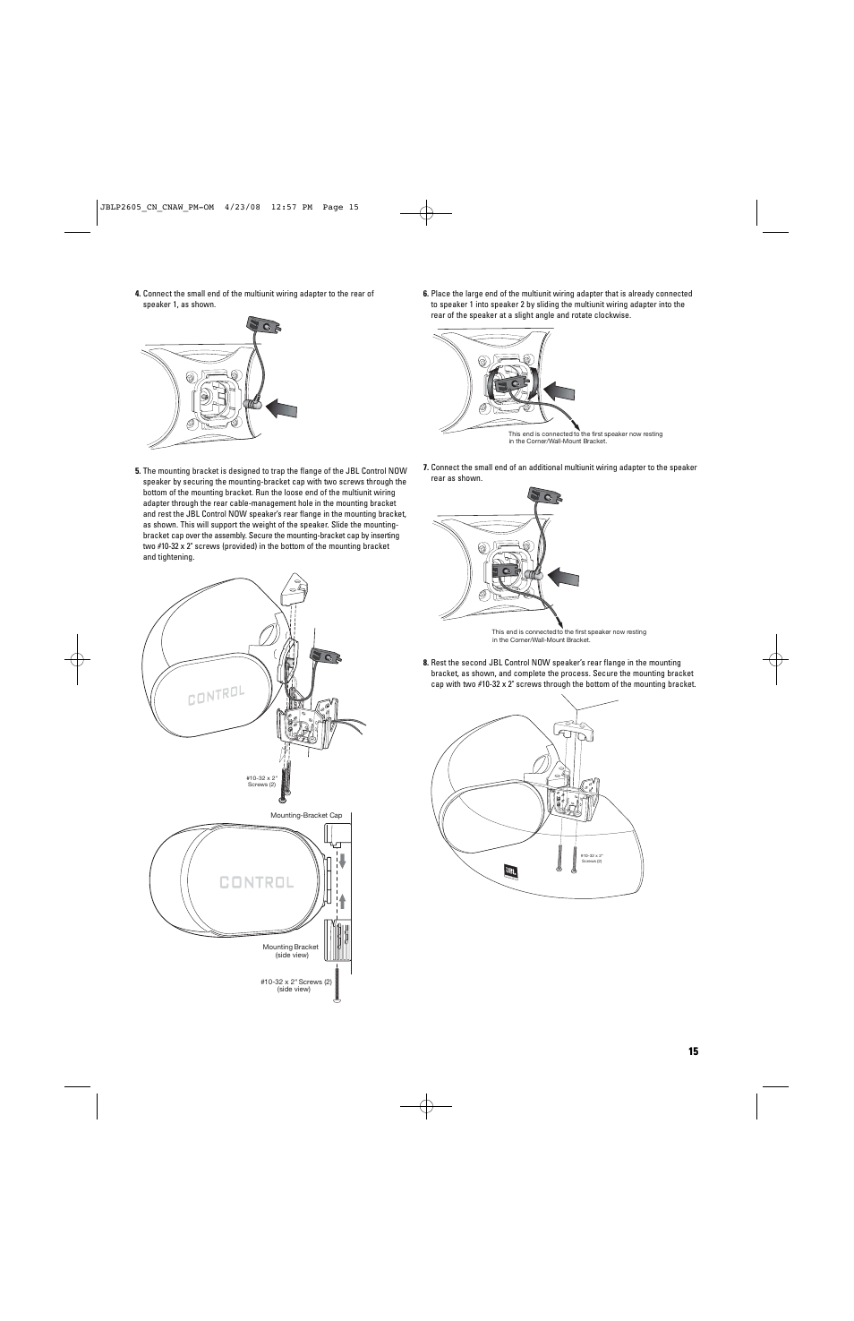 JBL CONTROL NOW User Manual | Page 15 / 29