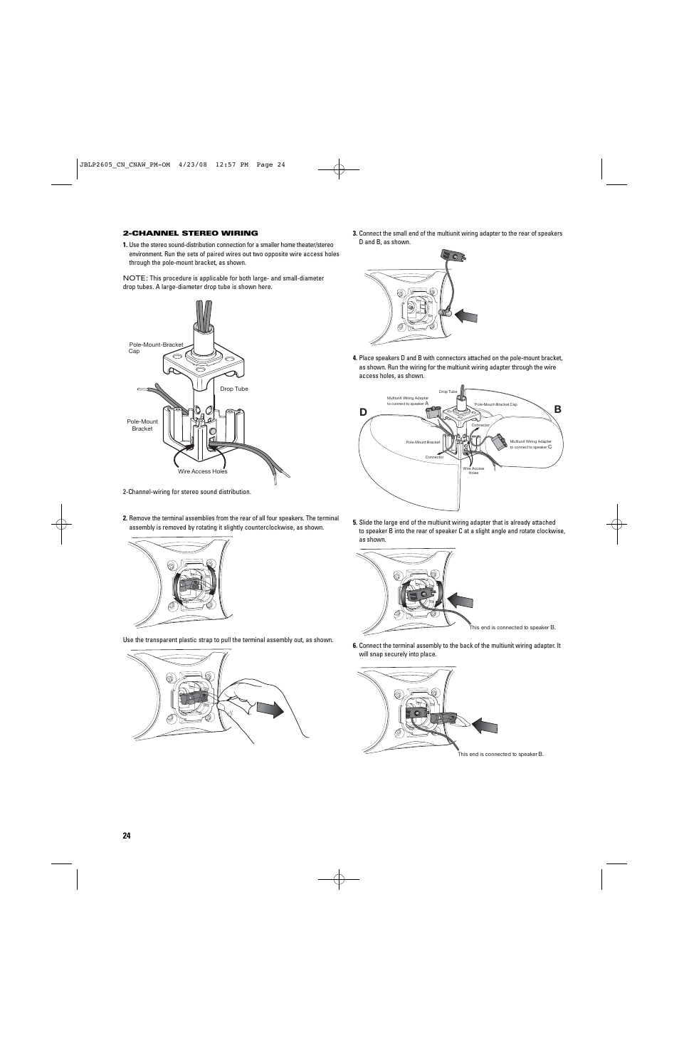 JBL CONTROL NOW User Manual | Page 24 / 29